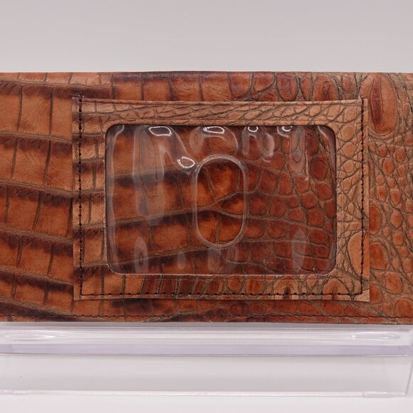 2 Brahmin Wallets One Small Kisslock and One Long Bi-Fold Wallet - Picture 11 of 14